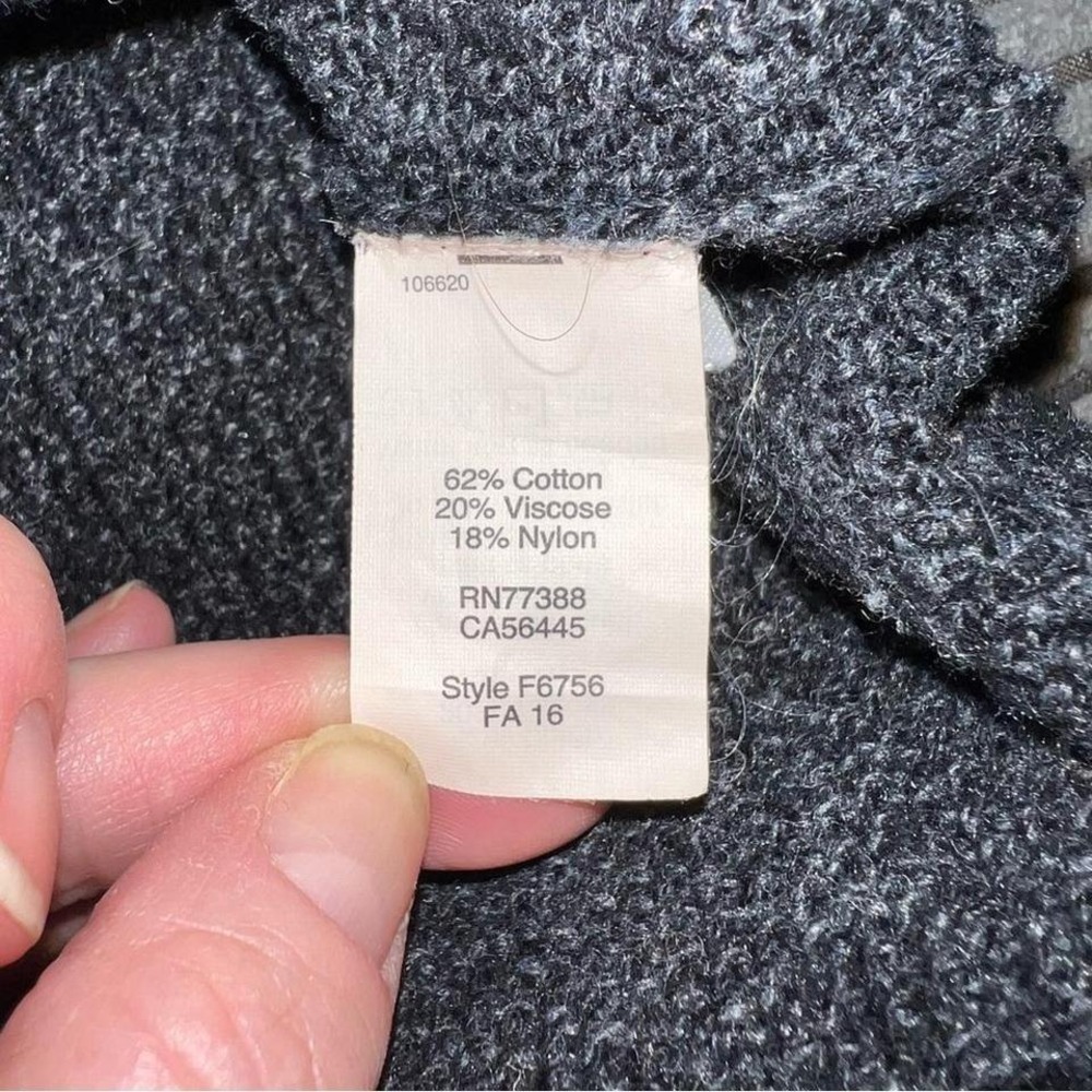 Madewell Women's Charcoal Gray Button-Up Cardigan, Size XXS - Picture 5 of 8